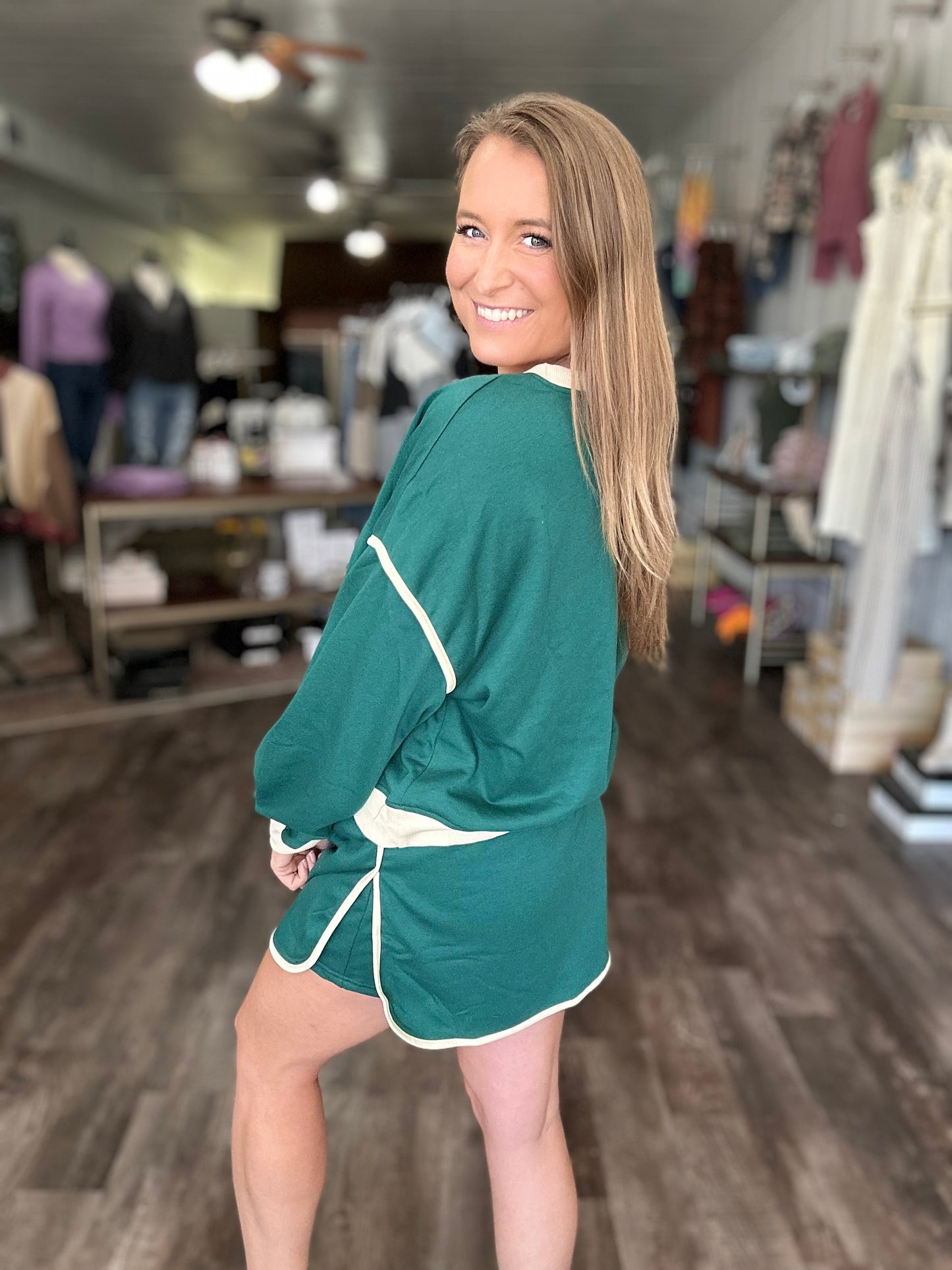 Sample Sale - Green Skort Set (Large)