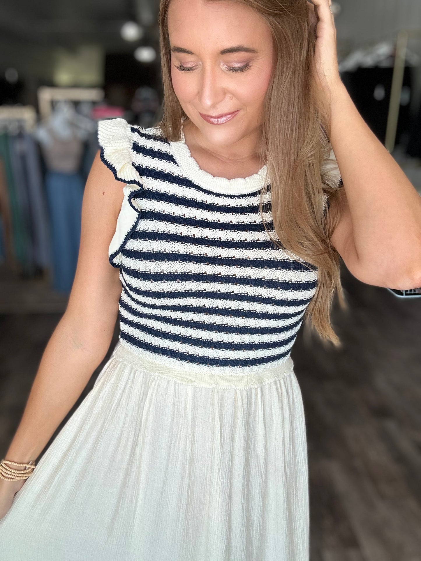Me Again Sweater Top Dress
