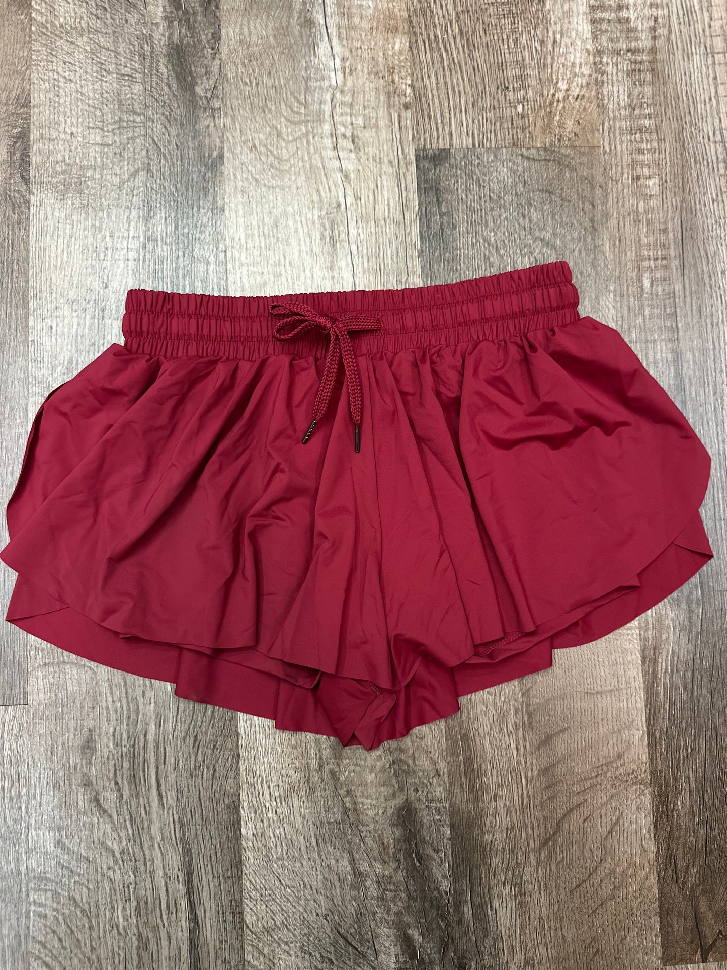 SUPER SALE Maroon Butterfly Shorts - Medium (6)