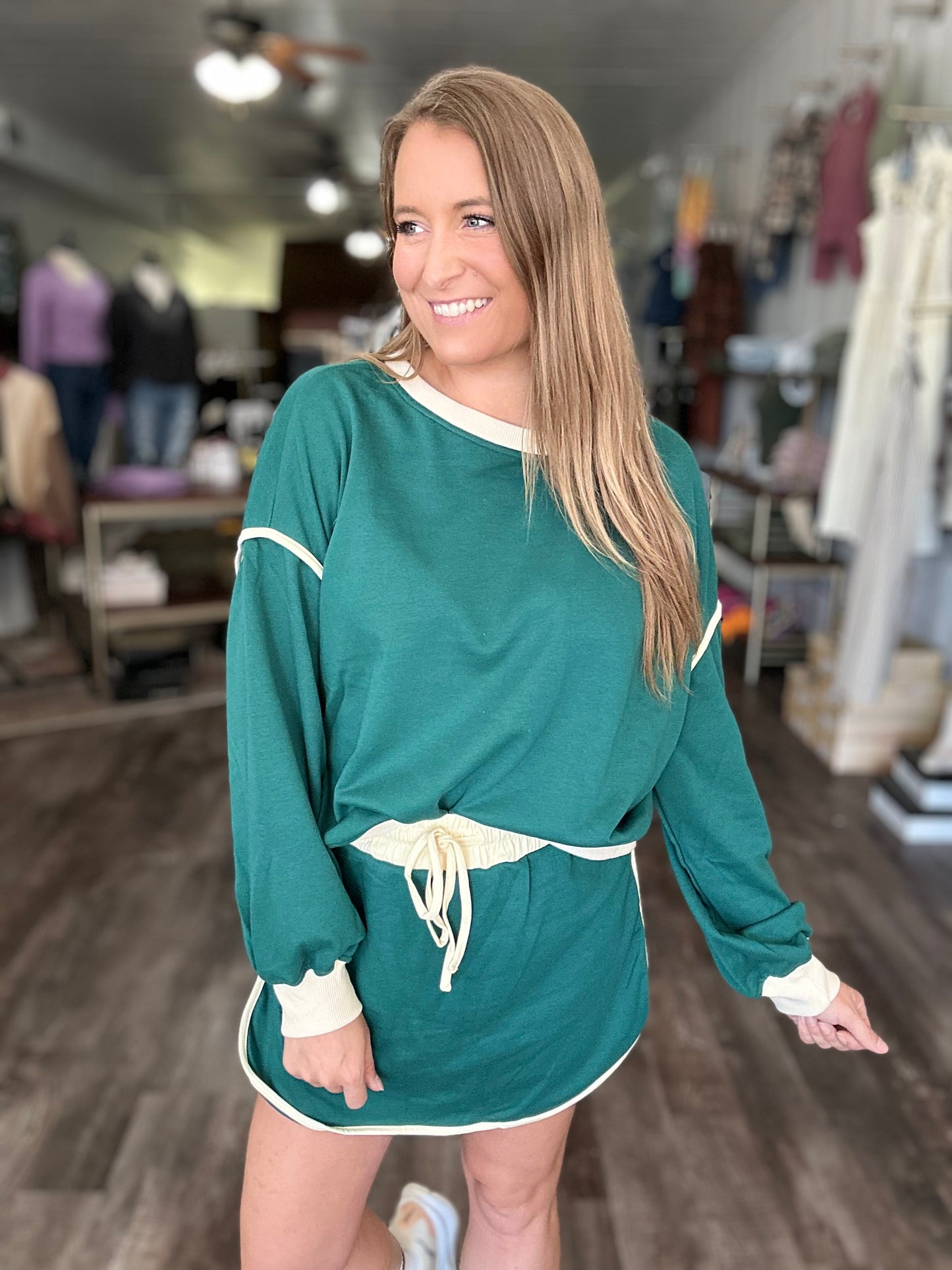Sample Sale - Green Skort Set (Large)