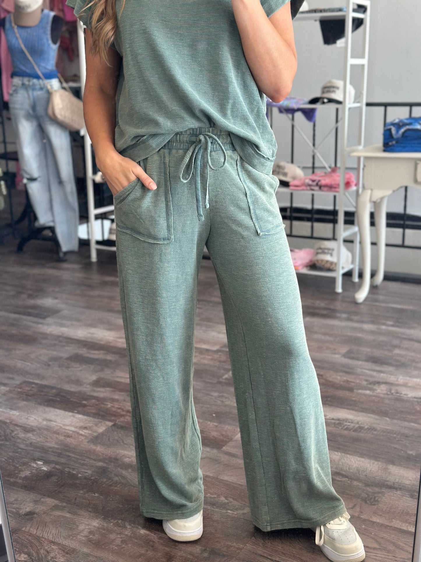 PREORDER Keeping It Simple Cozy Set - Ash Jade