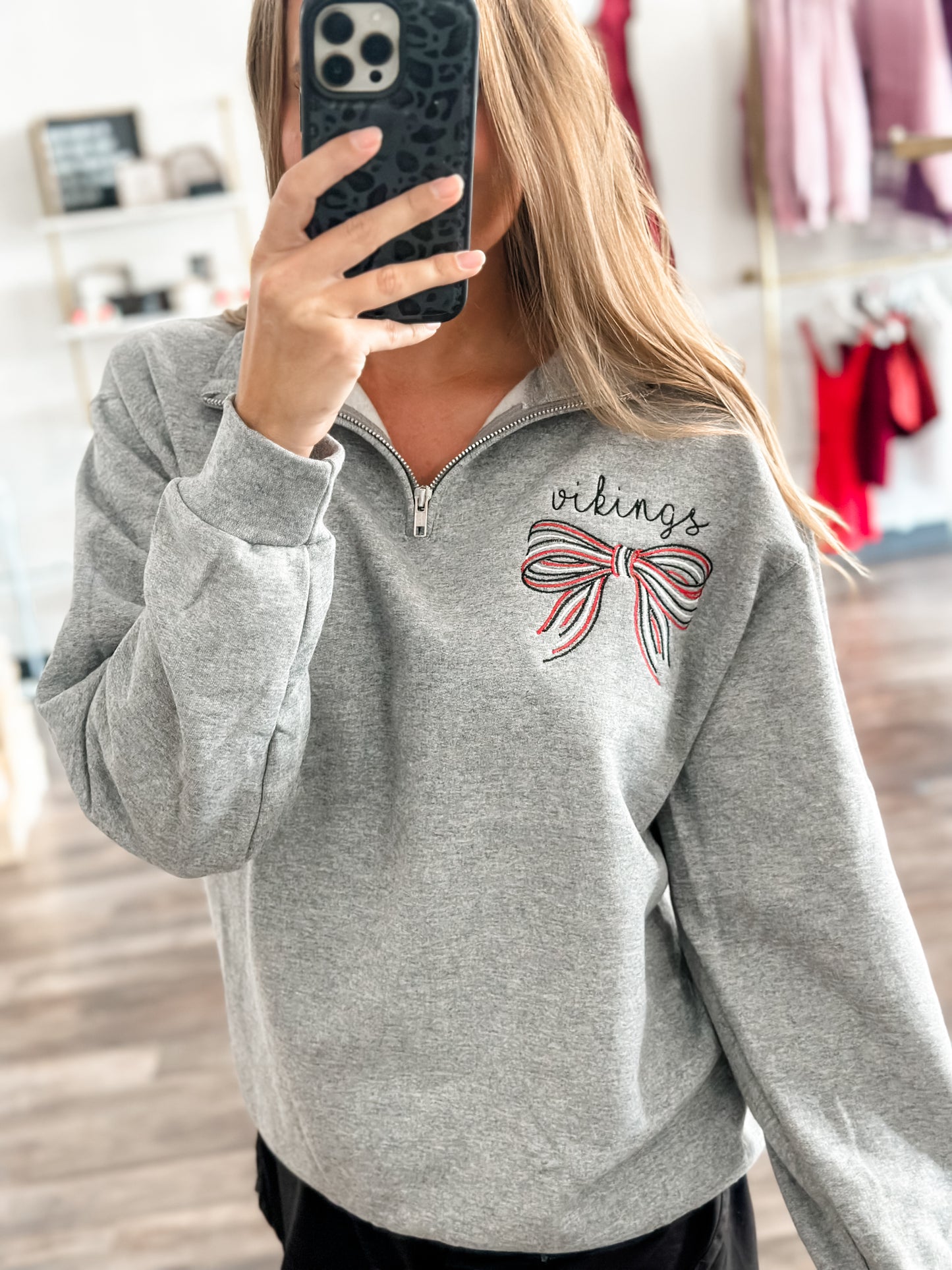PREORDER Custom Embroidered Bow Design - ADULT