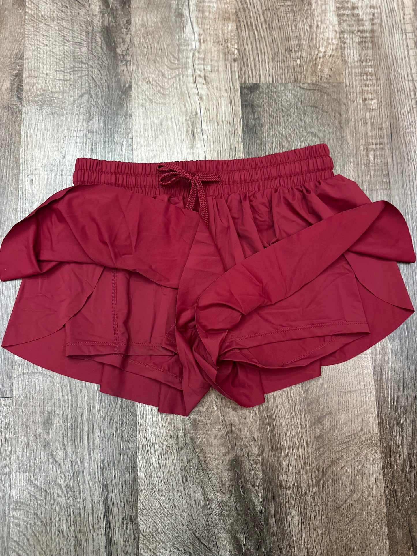 SUPER SALE Maroon Butterfly Shorts - Medium (6)