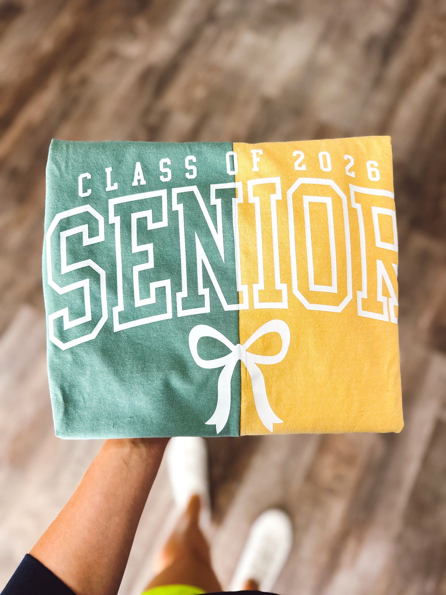 PREORDER Senior 2026 Custom Split Color Tee