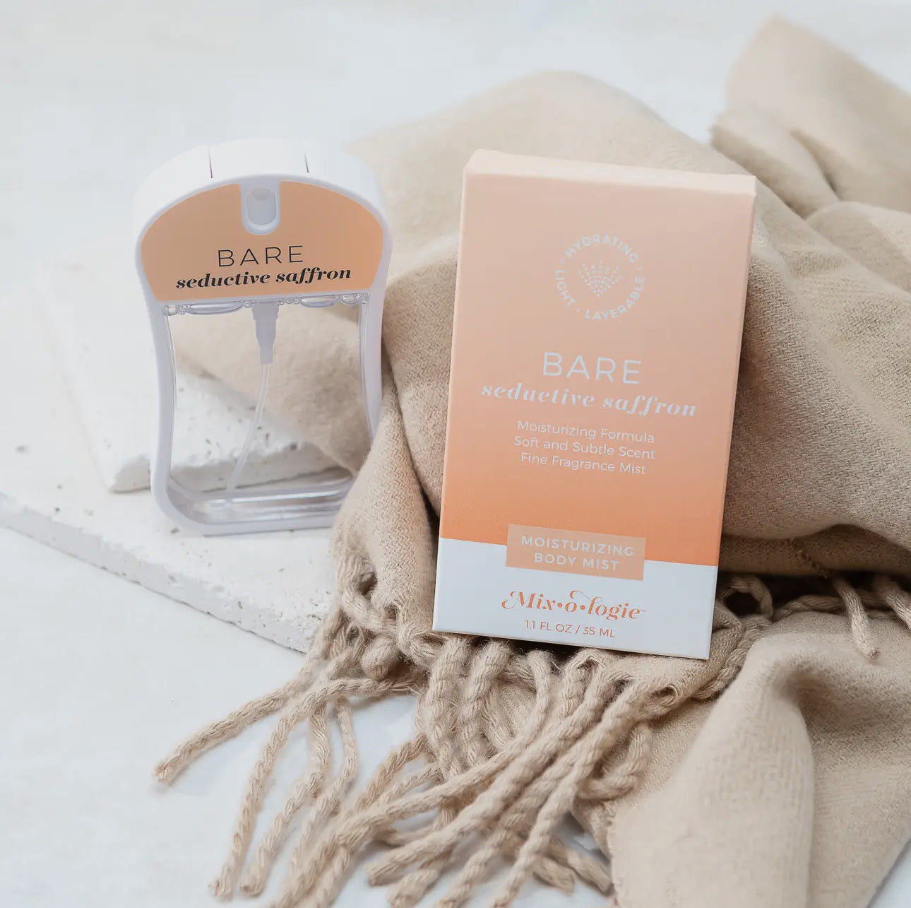Mixologie Moisturizing Body Mist - Bare (Seductive Saffron)