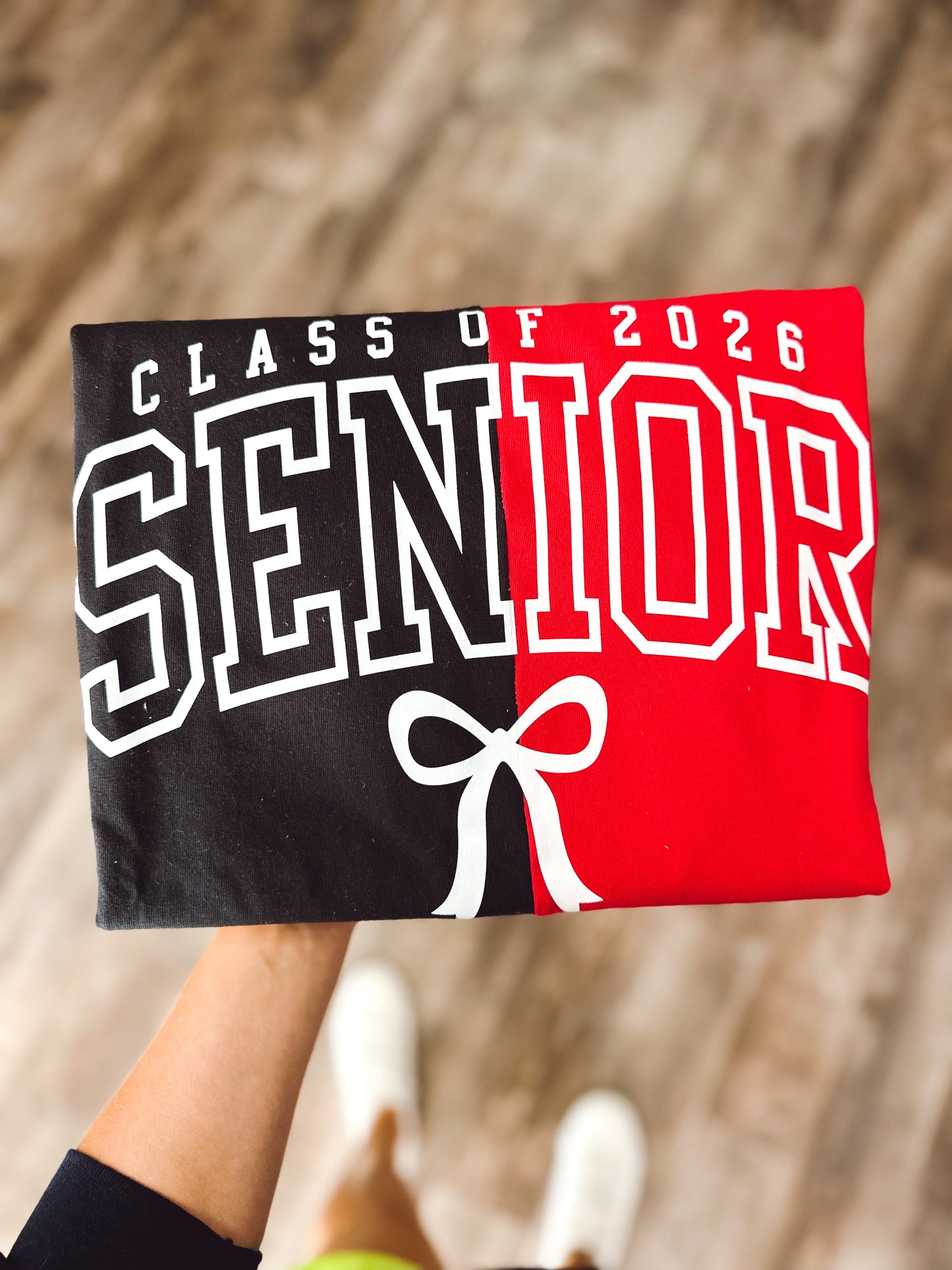 PREORDER Senior 2026 Custom Split Color Tee