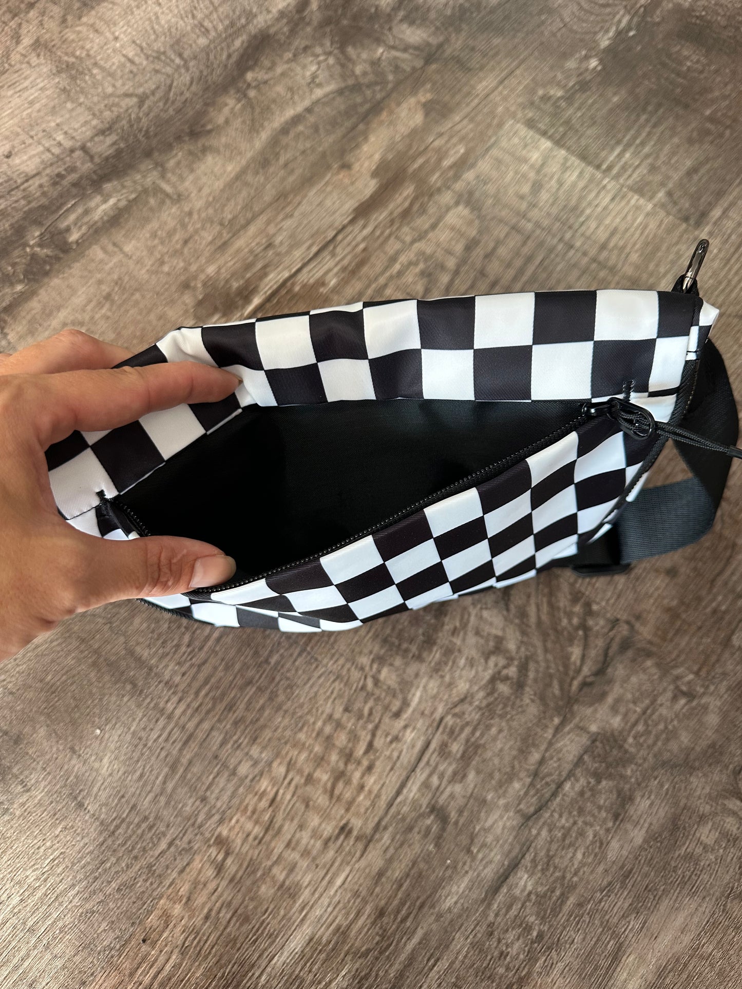 For The Hustle Sling Bag - Checkered