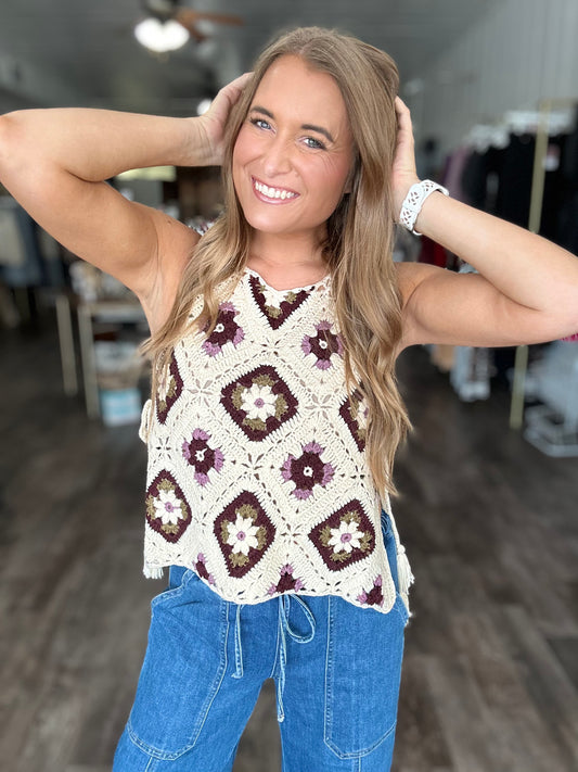 All Things Simple Crochet Knit Top
