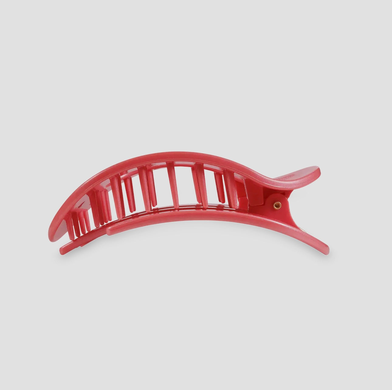 Calming Coral Round Flat Clip - Medium