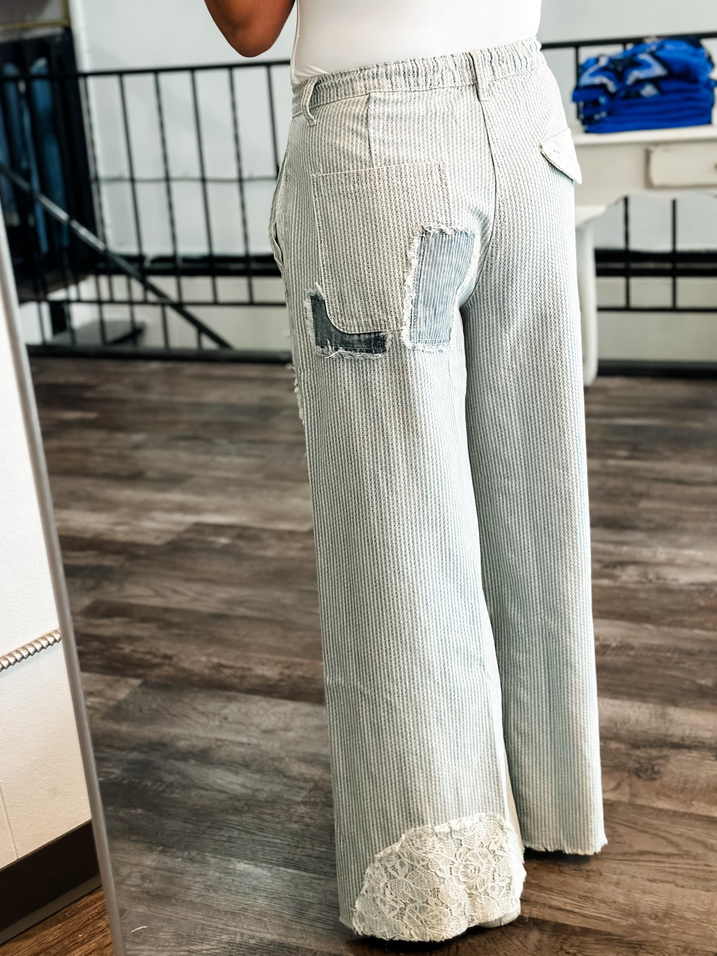 Get Outta Town Striped Boho Pants