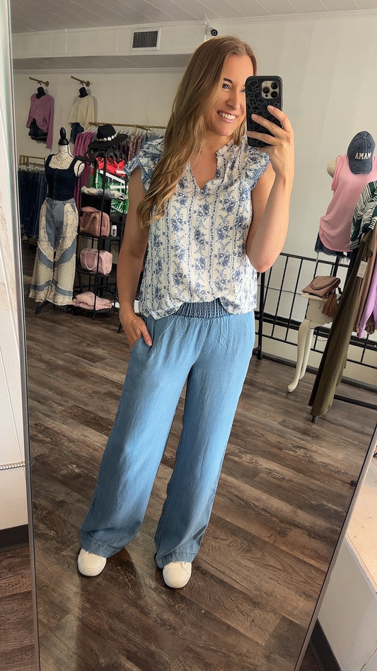 Blooming All Day Floral Top