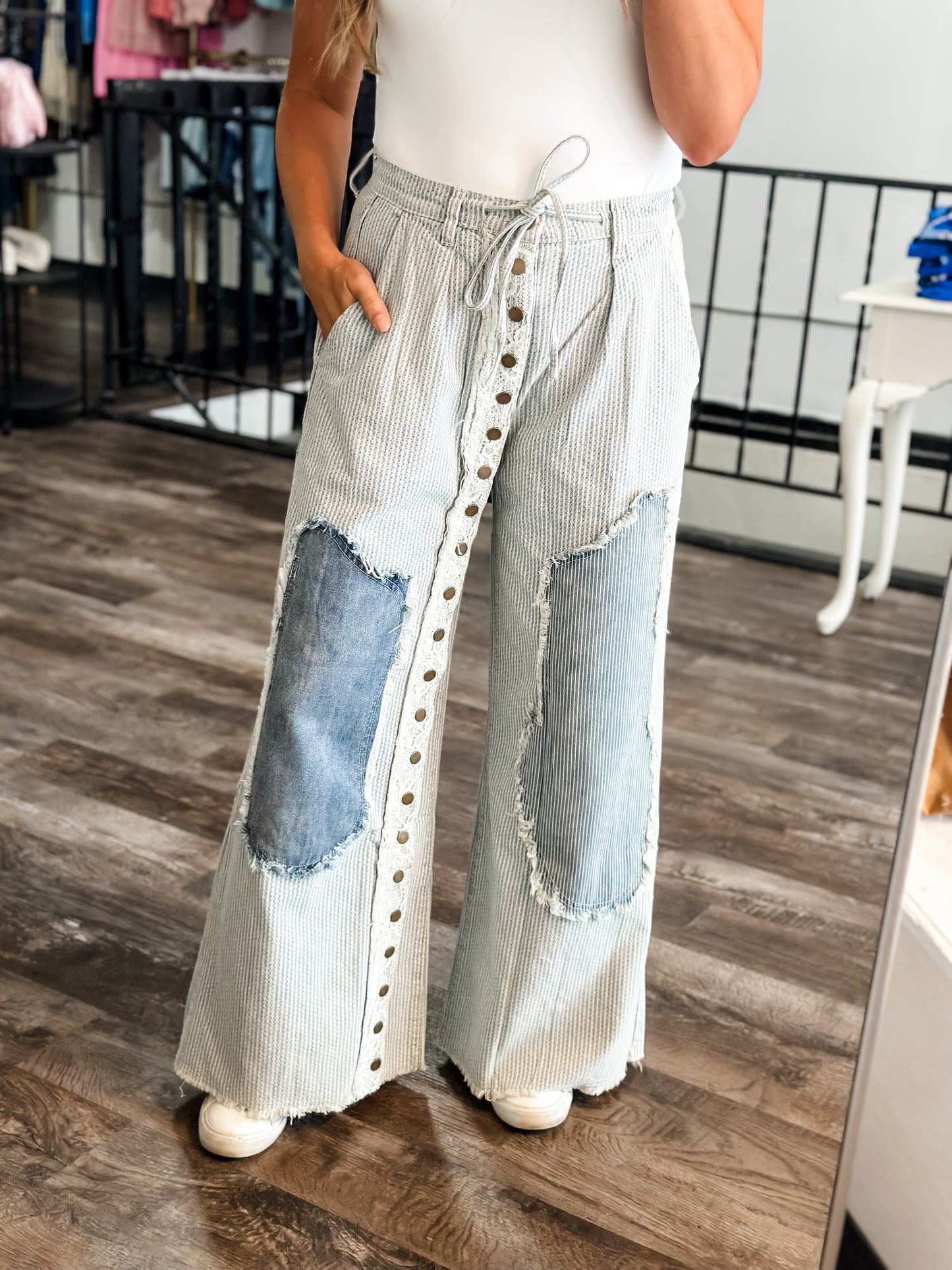 Get Outta Town Striped Boho Pants