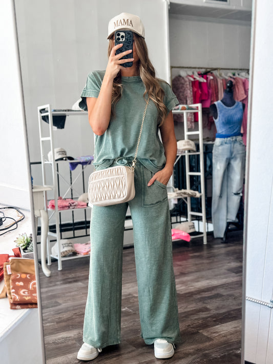 PREORDER Keeping It Simple Cozy Set - Ash Jade