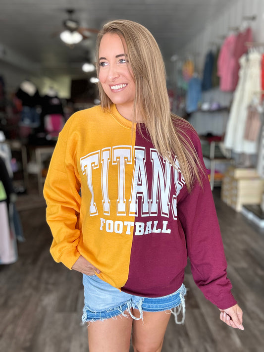 Custom Split Crewneck