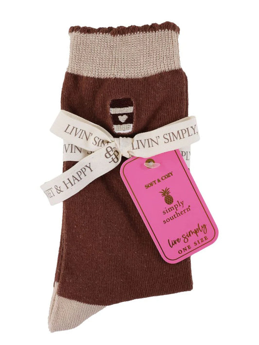 Brown Coffee Socks